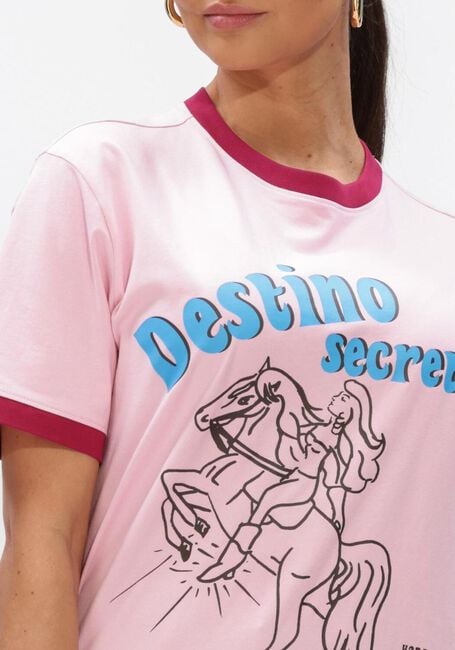 Roze HARPER & YVE T-shirt DESTINOSECRETO-SS - large