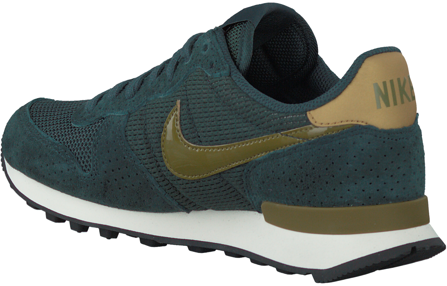 donkergroene nikes dames