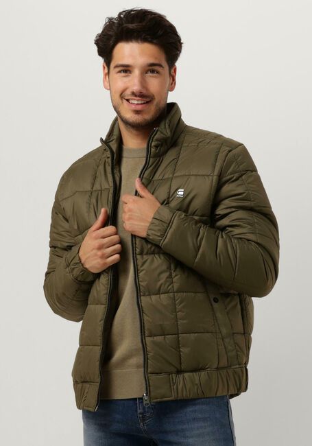 Groene G-STAR RAW Gewatteerde jas MEEFIC QUILTED JKT - large