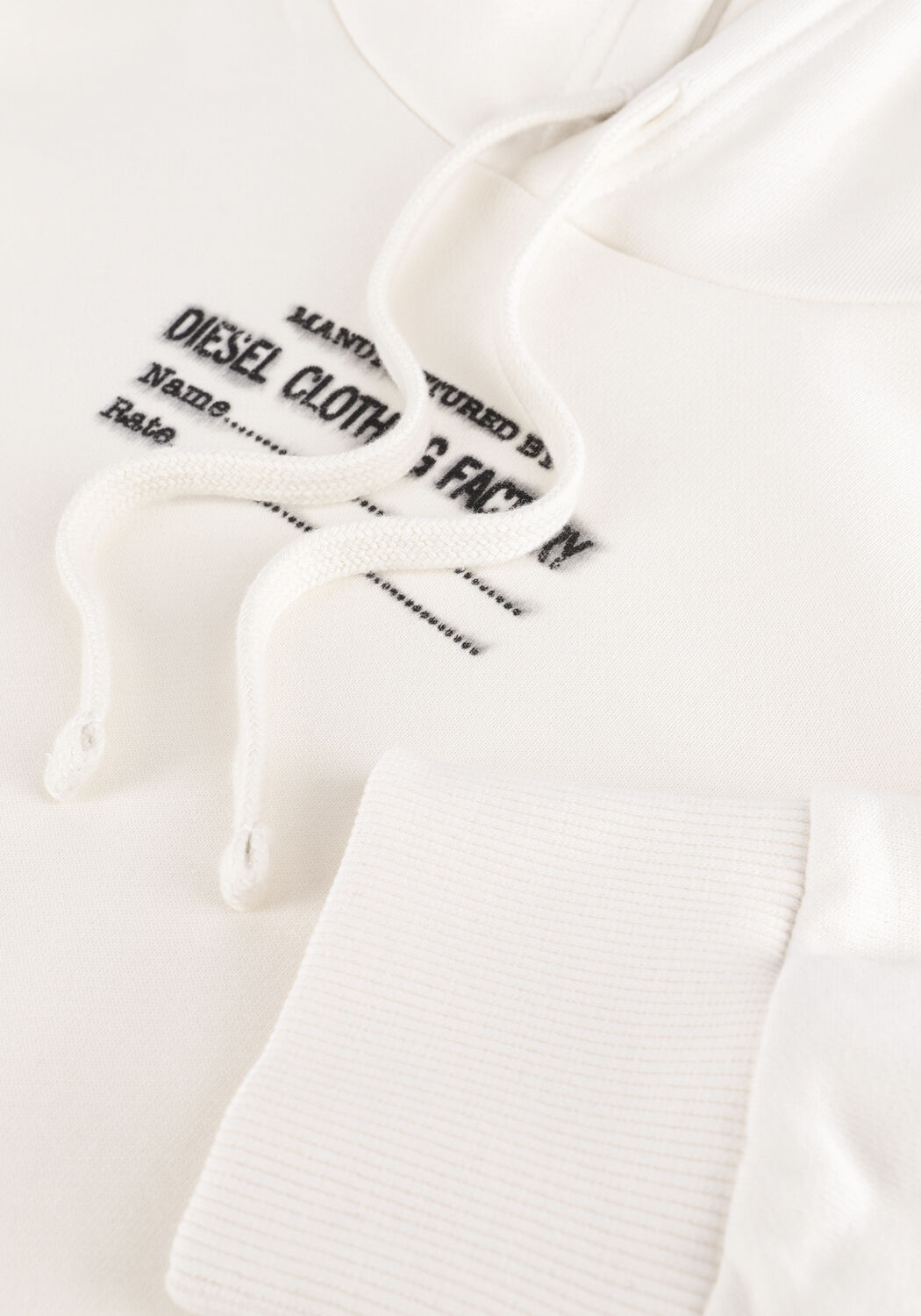 Gebroken wit DIESEL Sweater S-GINN-HOOD-C7 - large