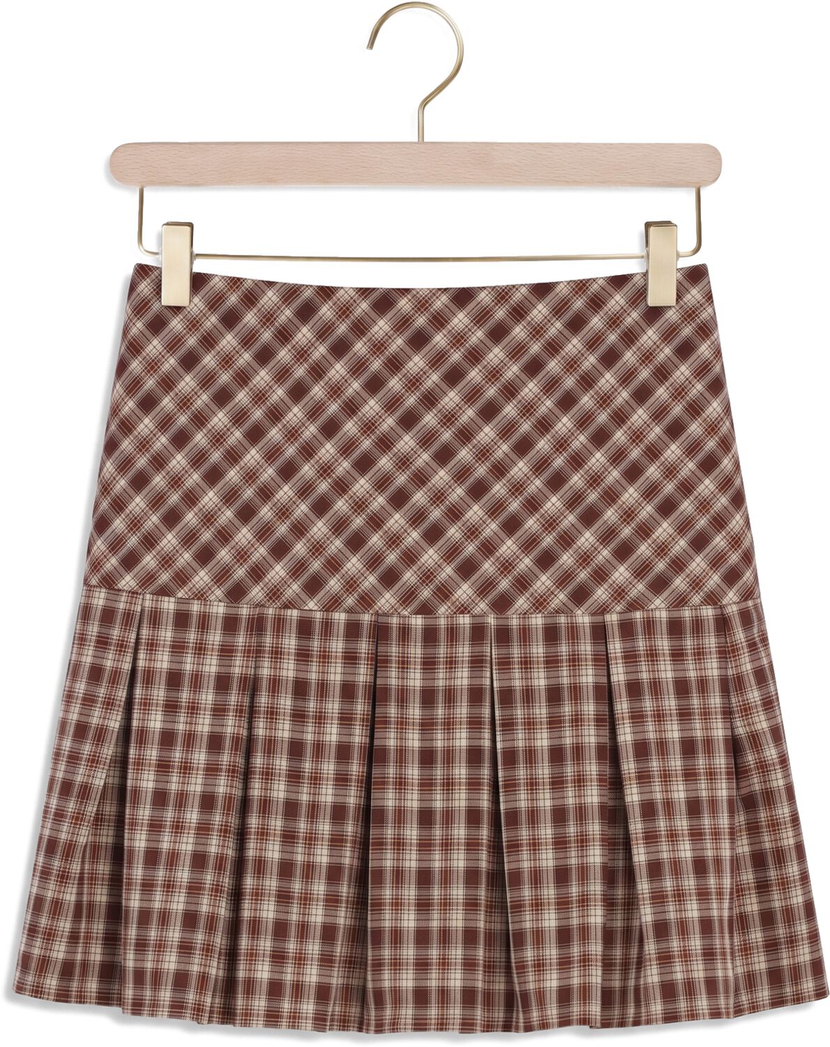 YDENCE Dames Rokken Skirt Molly Bruin