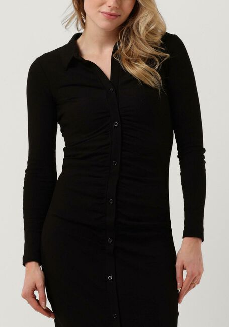 Zwarte MOVES Midi jurk HONTUN 2675 - large