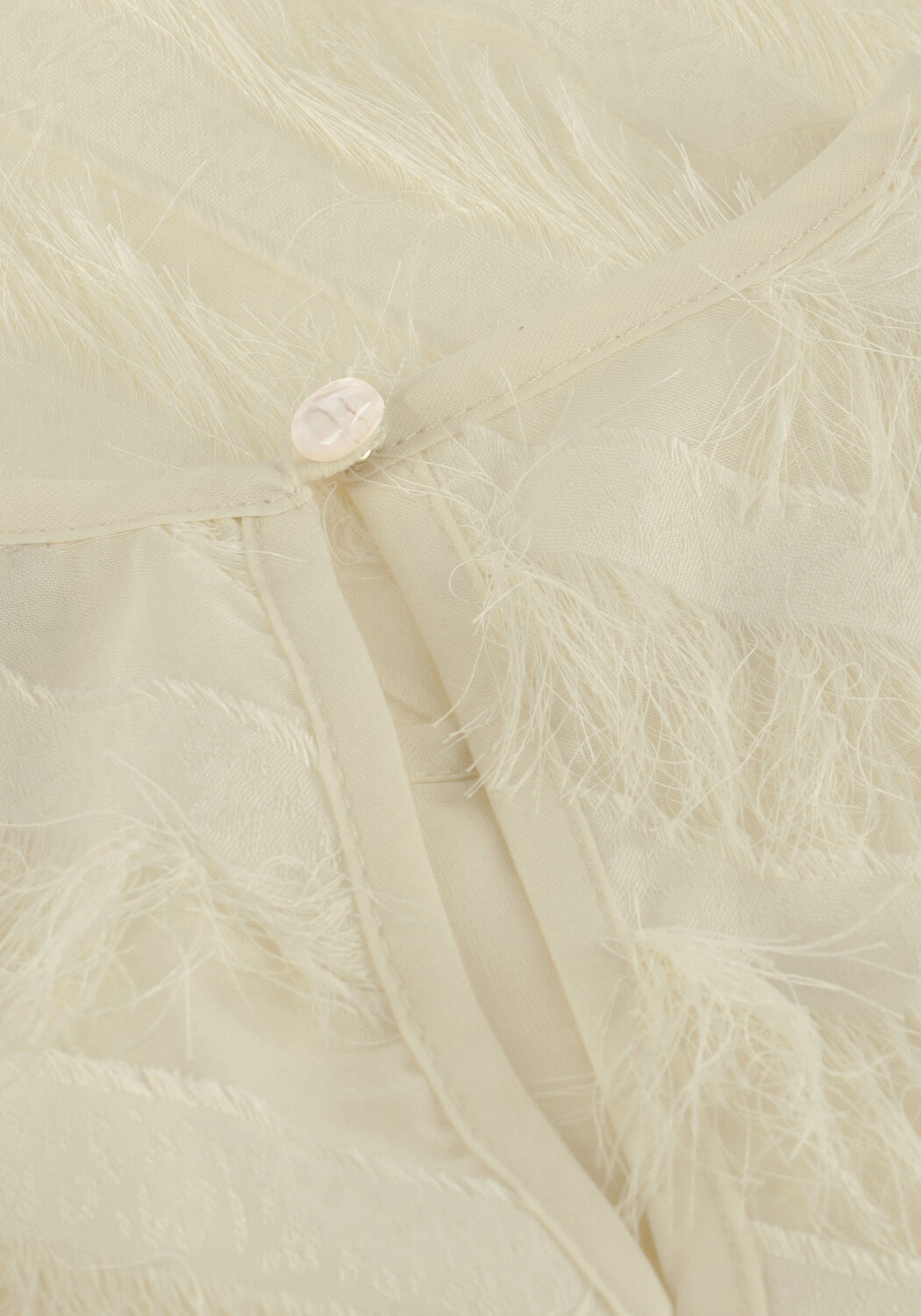 Creme LIKE FLO Blouses ELLA FLO FRINGES BLOUSE - large