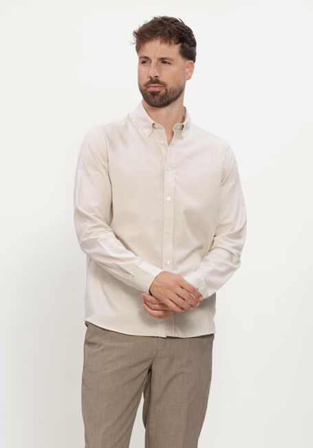 Witte LES DEUX Klassiek overhemd SOFT FLANNEL SHIRT - large