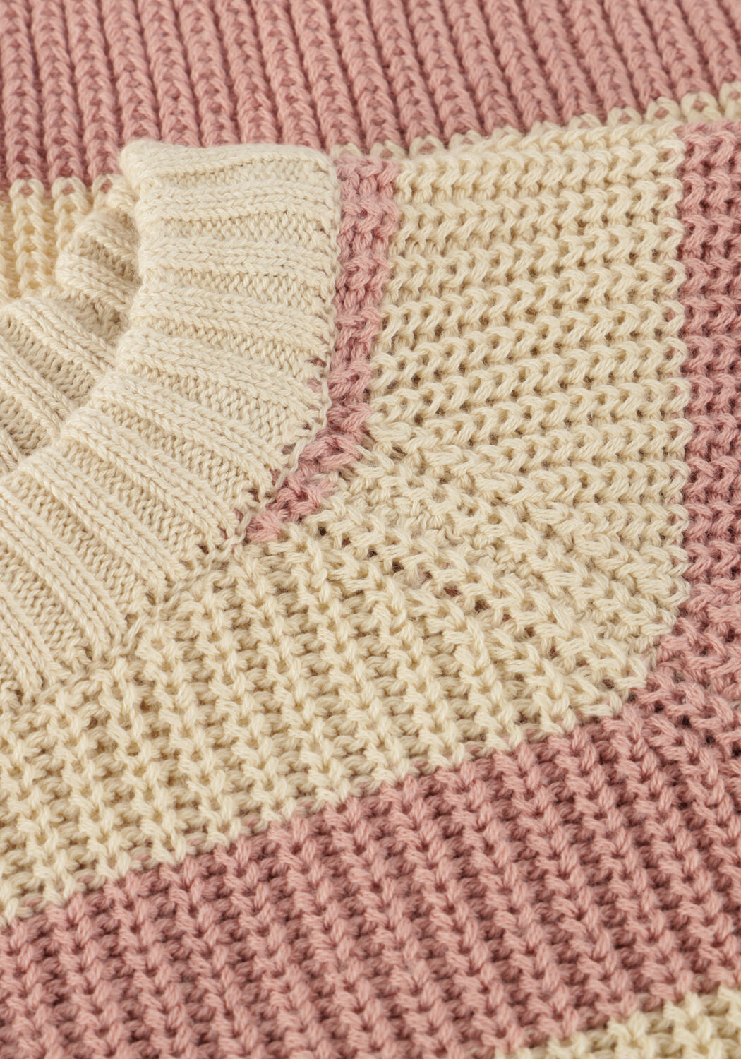 Lichtroze LIL' ATELIER Trui NMFEMLEN LS KNIT STRIPE LIL - large