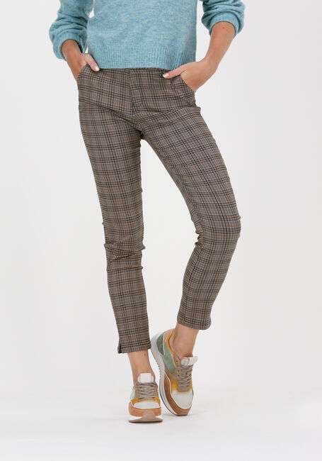 Bruine MINUS Pantalon NEW CARMA CHECK 7/8 PANTS - large