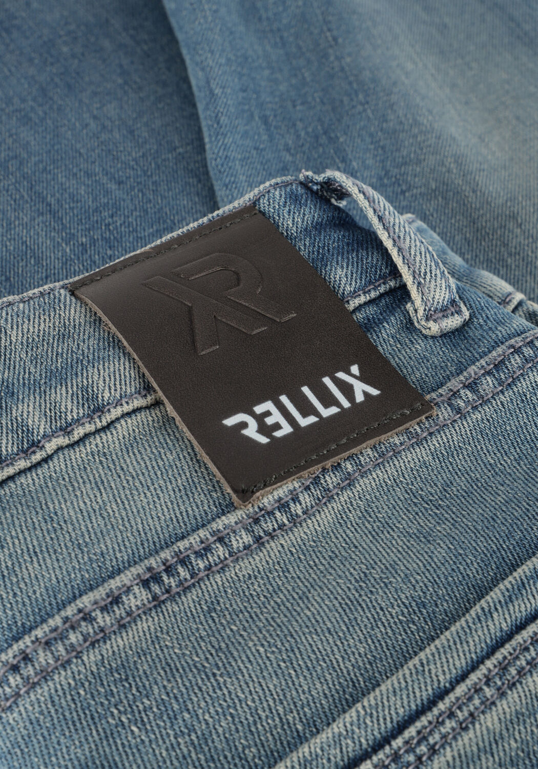 Blauwe RELLIX Wide jeans JOEL STRAIGHT WIDE FIT - large