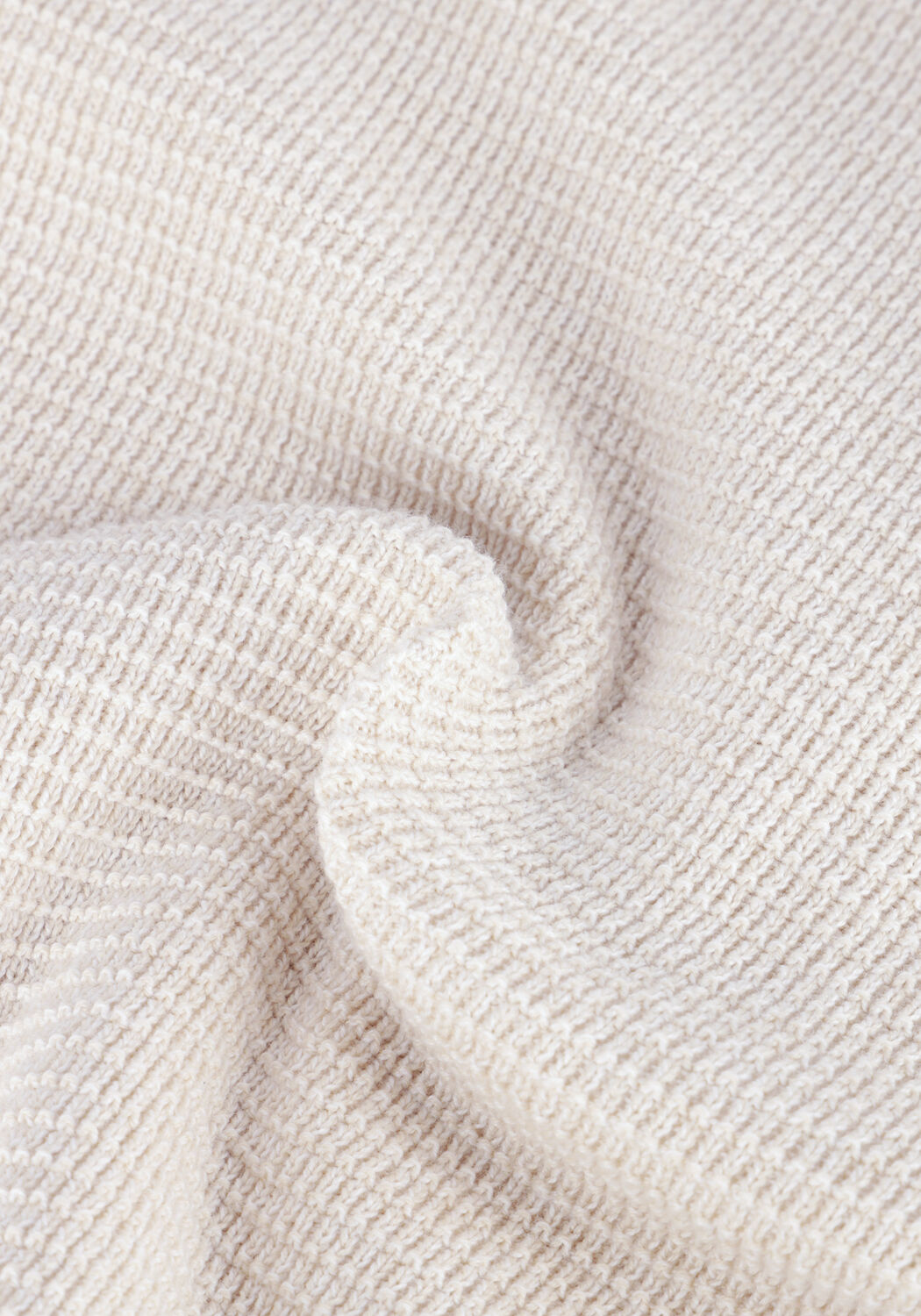 Beige SELECTED MEN Trui ROCKS LS KNIT CREW NECK W NAW - large