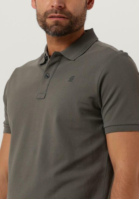 Taupe G-STAR RAW Polo DUNDA SLIM POLO S/S - large