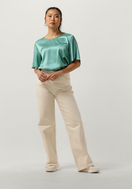 Groene MOS MOSH Blouses EVIE SS SATIN BLOUSE - large