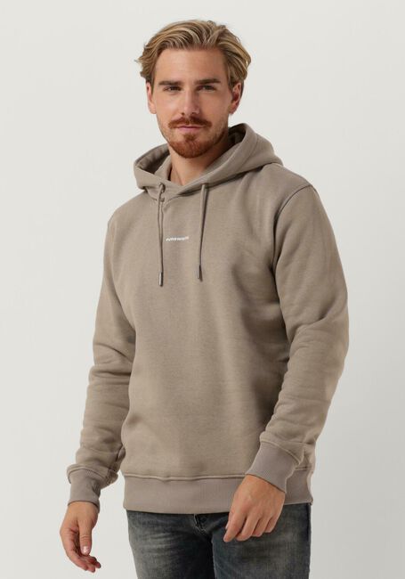 Taupe PUREWHITE Sweater PURE LOGO HOODIE - large