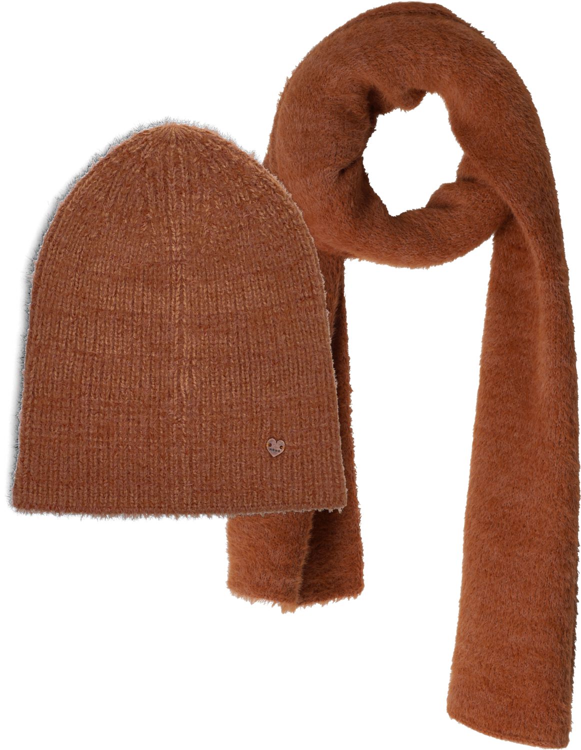 NONO Meisjes Sjaals N307-5902 Bruin