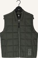 Groene G-STAR RAW Bodywarmer MEEFIC SQR QUILTED VEST Groene G-STAR RAW Bodywarmer MEEFIC SQR QUILTED VEST - medium