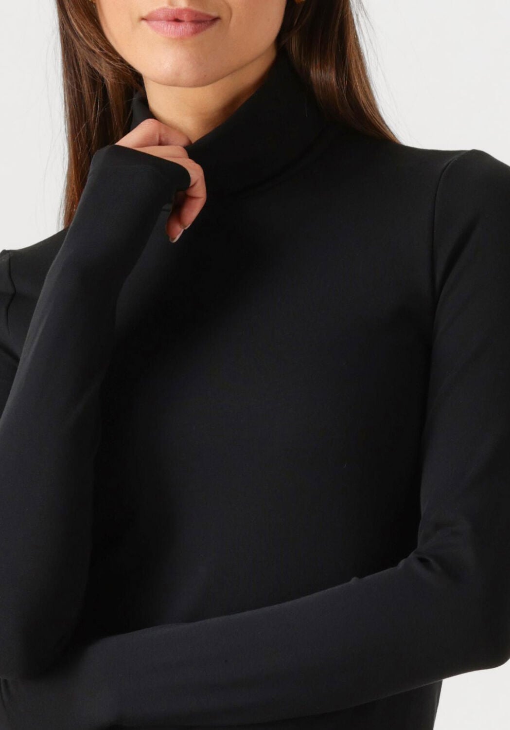 WOLFORD Dames Tops & T-shirts Aurora Top Long Sleeve Zwart