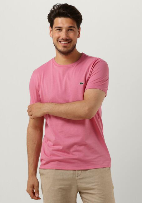 Roze LACOSTE T-shirt 1HT1 MENS TEE-SHIRT 12 - large