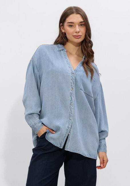 Lichtblauwe ANOTHER LABEL Tops & T-shirts ALBOISY SHIRT L/S - large