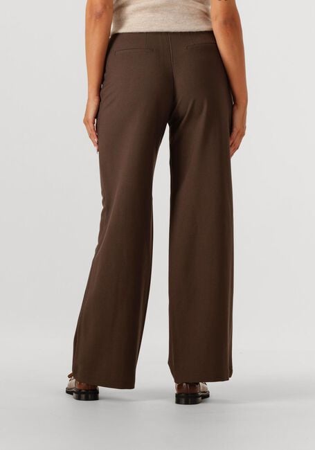 Bruine Y.A.S. Wijde broek YASREEMAJ HW PANT NOOS - large