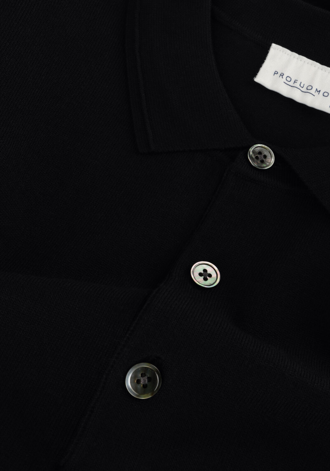 Donkerblauwe PROFUOMO Polo POLO SHORT SLEEVE - large