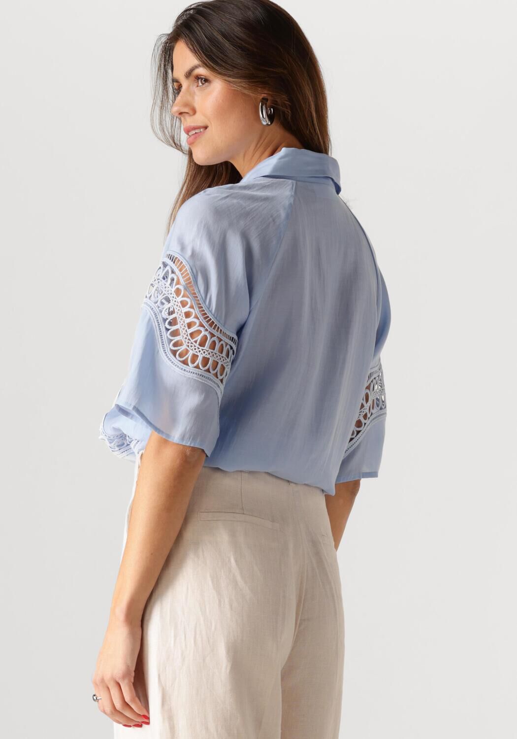 COPENHAGEN MUSE Dames Blouses Cmmolly-shirt 3 Lichtblauw
