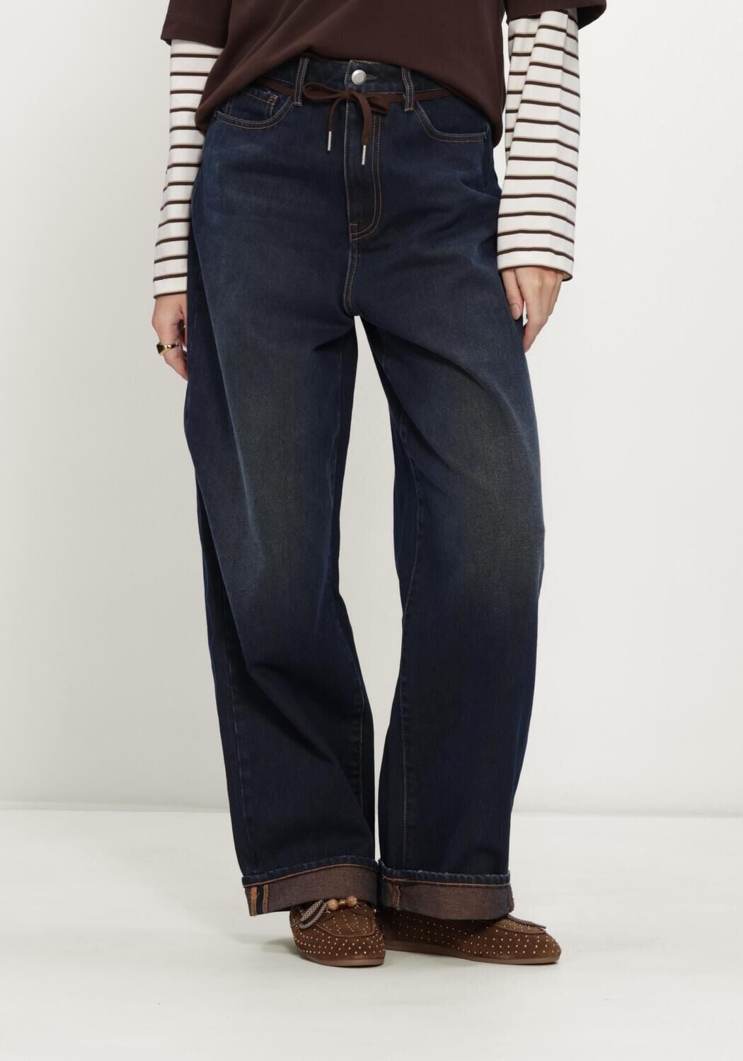 Blauwe CATWALK JUNKIE Barrel jeans BAGGY FIT JEANS - large