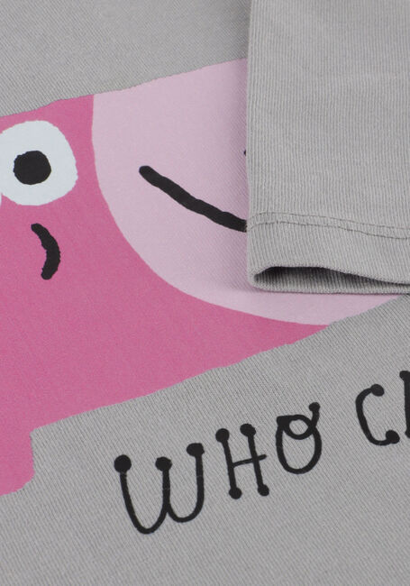 Grijze DAILY BRAT T-shirt WHO CARES T-SHIRT - large