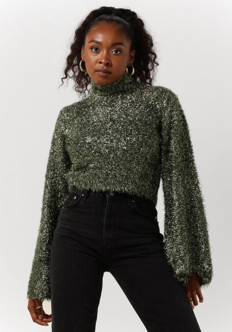 Groene GESTUZ Trui MONTELLA PULLOVER SHOW - large
