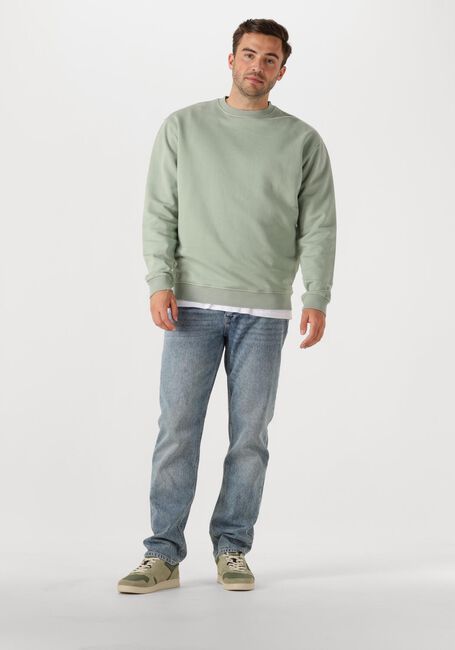 Mint PURE PATH Sweater LOOSE FIT CREWNECK LS SWEATERS - large