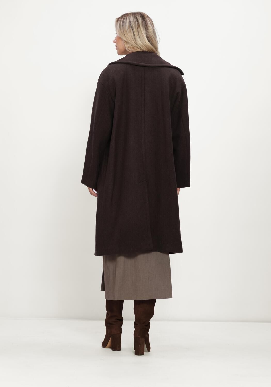 Bruine INWEAR Mantel ZORAHIW DB COAT - large