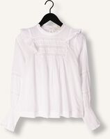 Witte NOTRE-V Blouses VOILE BLOUSE Witte NOTRE-V Blouses VOILE BLOUSE - medium