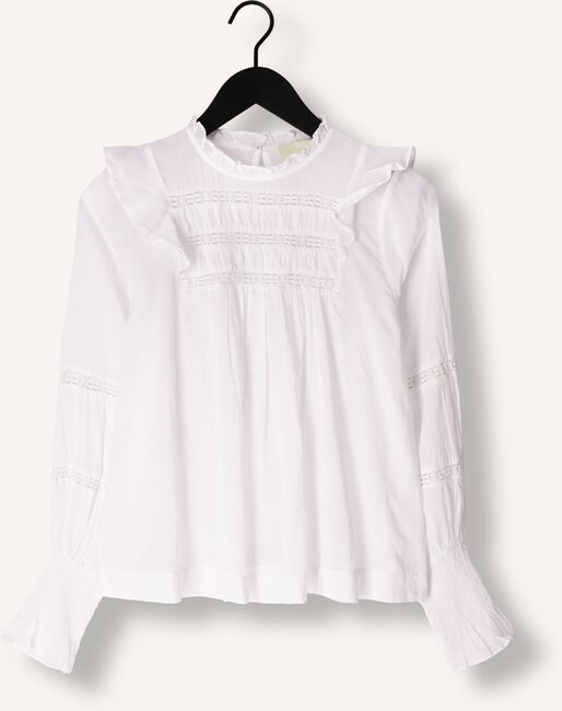 Witte NOTRE-V Blouses VOILE BLOUSE Witte NOTRE-V Blouses VOILE BLOUSE - large