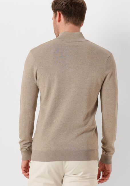 Beige PROFUOMO Trui PULLOVER HALF ZIP - large