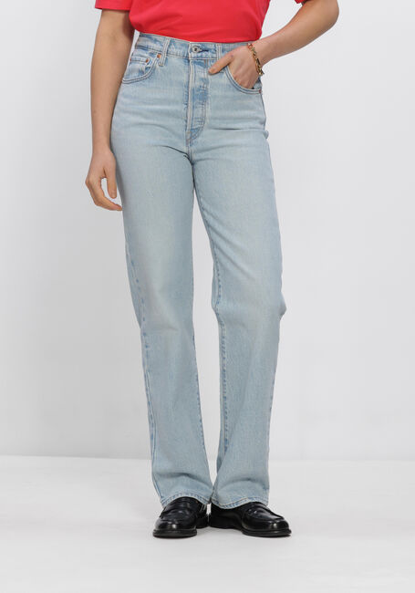 Blauwe LEVI'S Straight leg jeans RIBCAGE FULL LENGTH - large