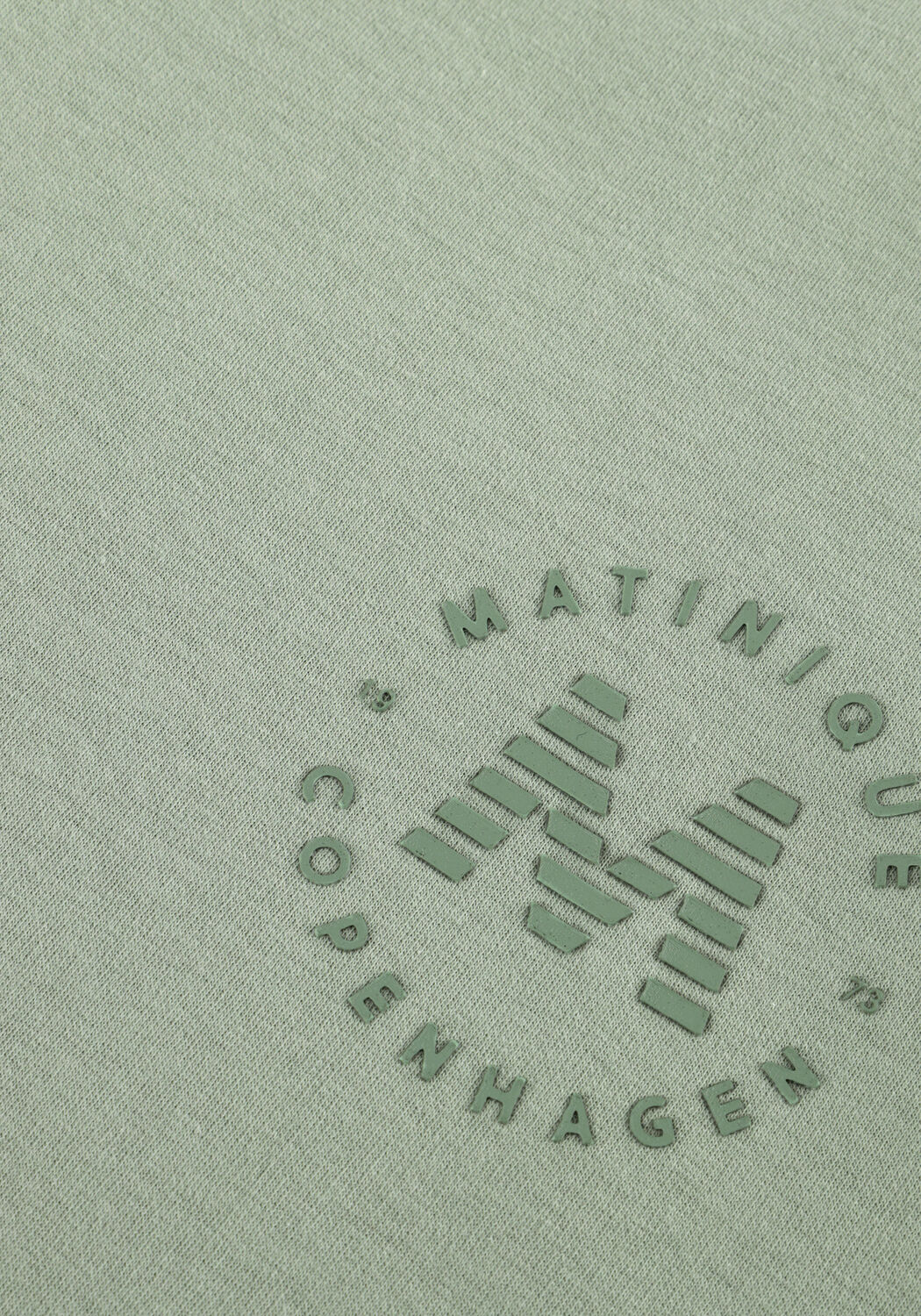 Groene MATINIQUE T-shirt MAJEREMY CREW - large