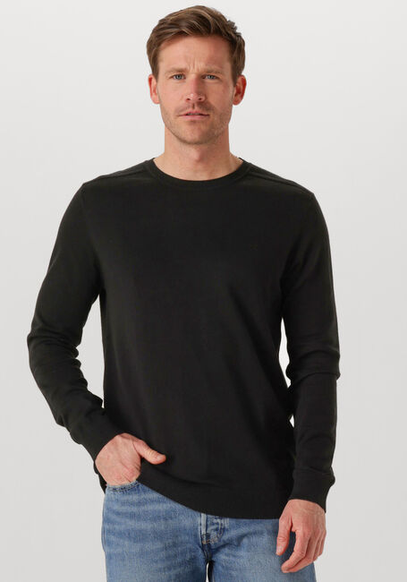 Zwarte SELECTED MEN Trui SLHBERG CREW NECK NOOS - large