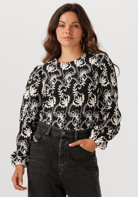 Zwarte OBJECT Top OBJMYA RE L/S TOP - large