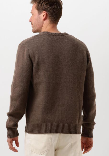 Bruine SELECTED HOMME Trui SLHCODY LS KNIT RELAXED CREW NECK - large
