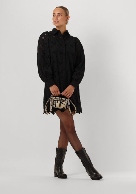 Zwarte Y.A.S. Mini jurk YASTEALA LS SHIRT DRESS S. - large