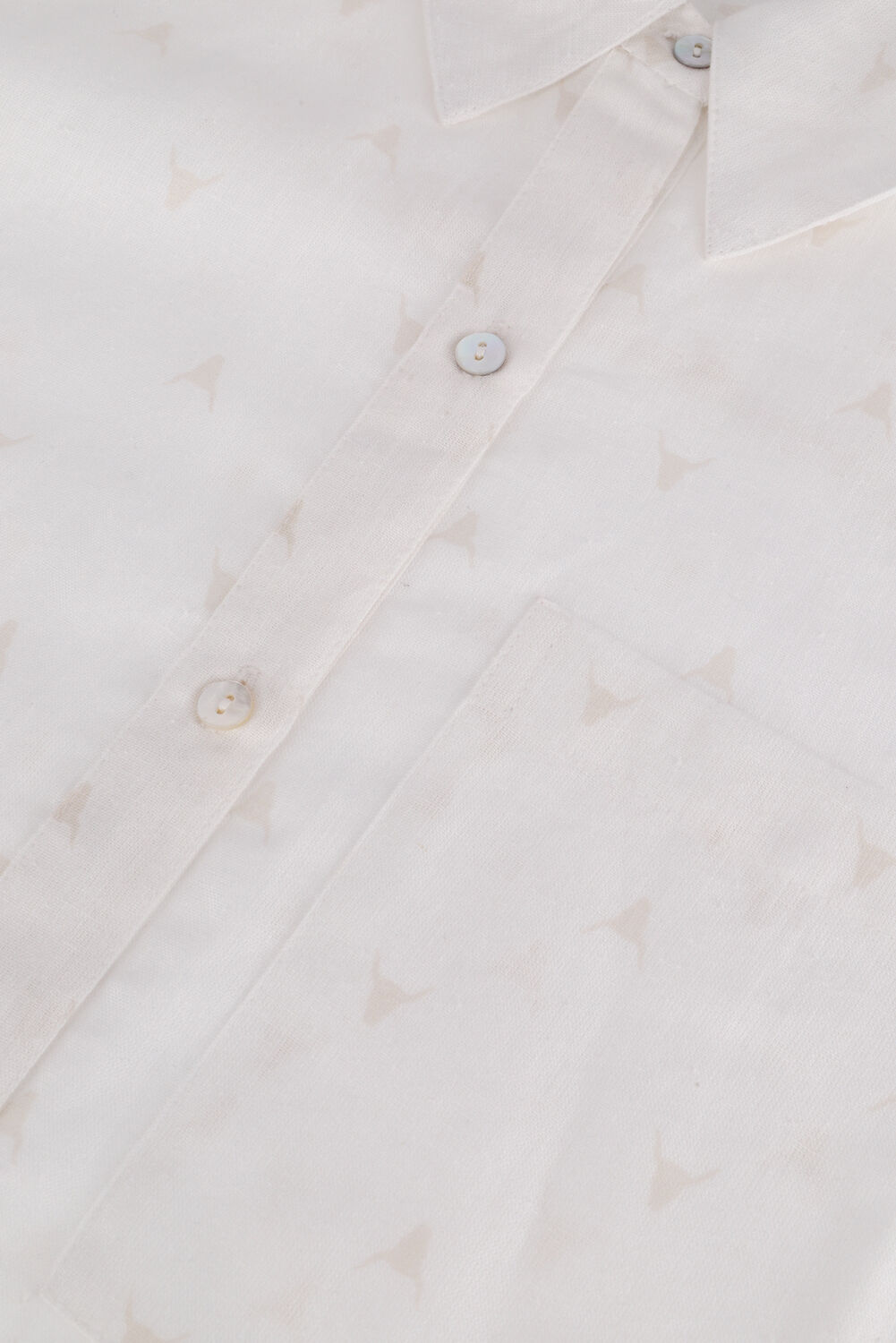 Ecru ALIX THE LABEL Blouses WOVEN BULL LINEN LYOCELL BLOUSE - large