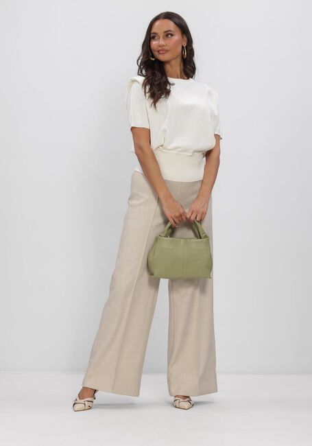 Beige Y.A.S. Pantalon YASCOMIRA HMW PANT - large