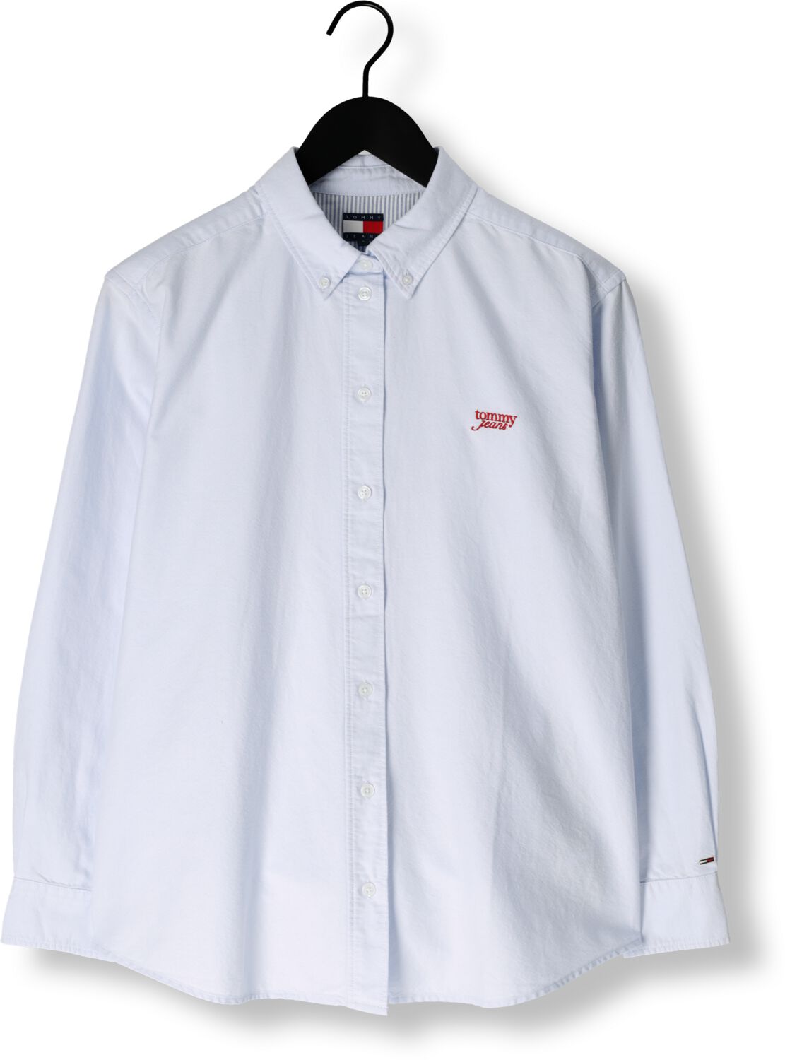 TOMMY JEANS Dames Blouses Tjw Rlx Script Oxford Shirt Lichtblauw