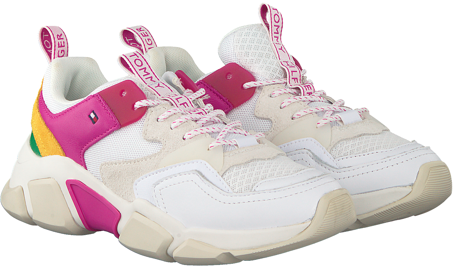 witte chunky sneaker