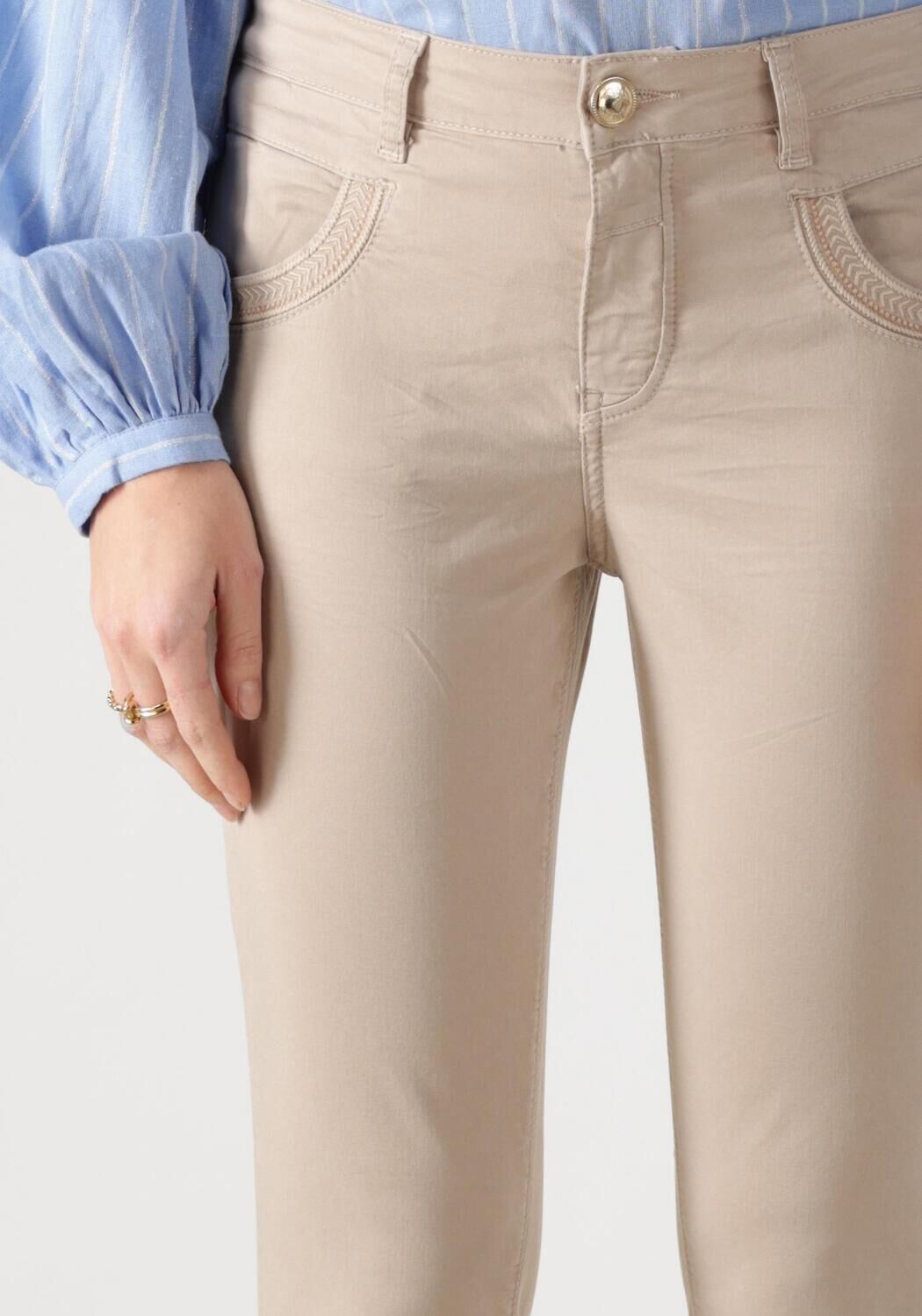 MOS MOSH Dames Jeans Mmnaomi Treasure Pant Beige