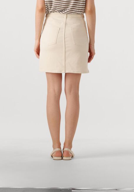 Ecru OBJECT Minirok OBJELLEN HW SHORT TWILL SKIRT - large