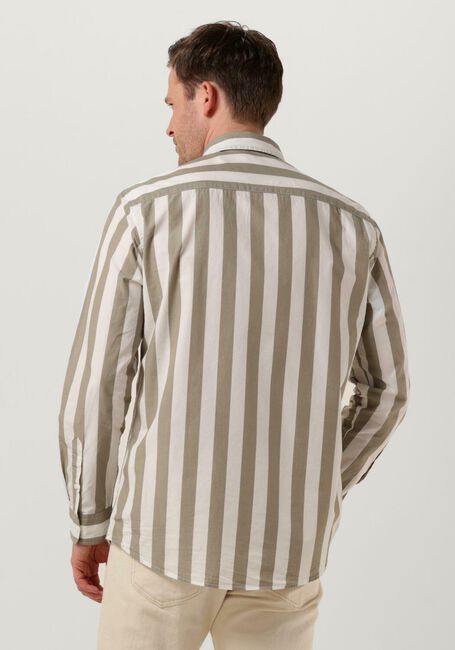 Olijf SELECTED HOMME Casual overhemd SLHREGREDSTER SHIRT STRIPE LS W - large
