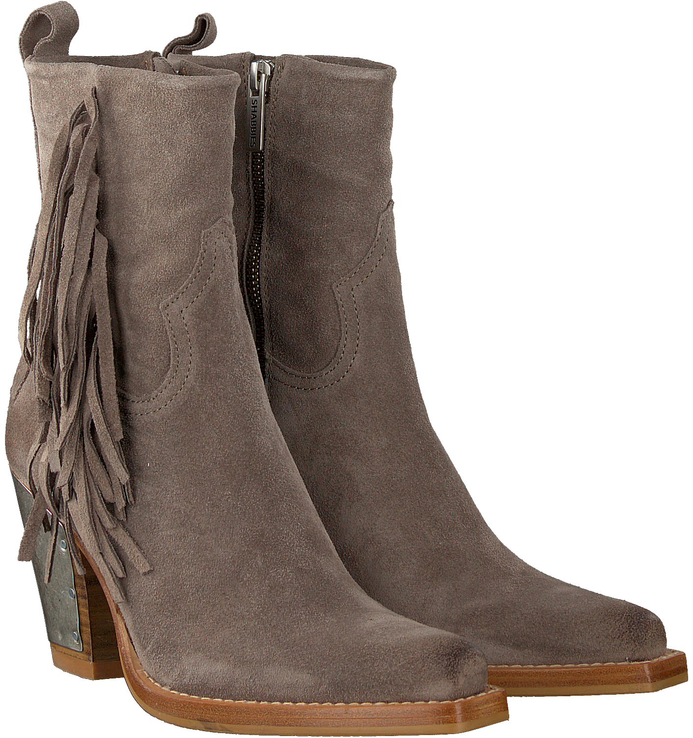 Beige SHABBIES Enkellaarsjes 183020137 | Omoda Beige SHABBIES Enkellaarsjes 183020137 | Omoda
