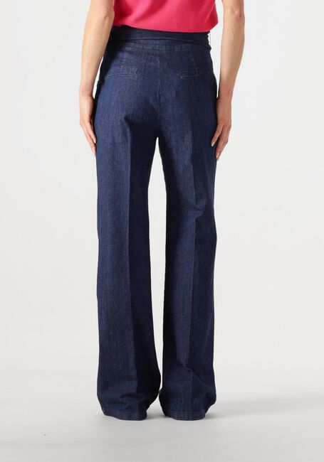 Blauwe CAROLINE BISS Wijde broek 1501 - large