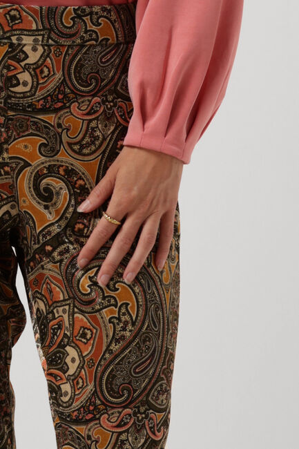 Multi SUMMUM Flared broek TROUSERS PAISLEY VELVET - large