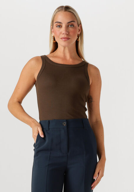 Bruine MSCH COPENHAGEN Top MSCHGUBBE RASMIA SL TOP - large