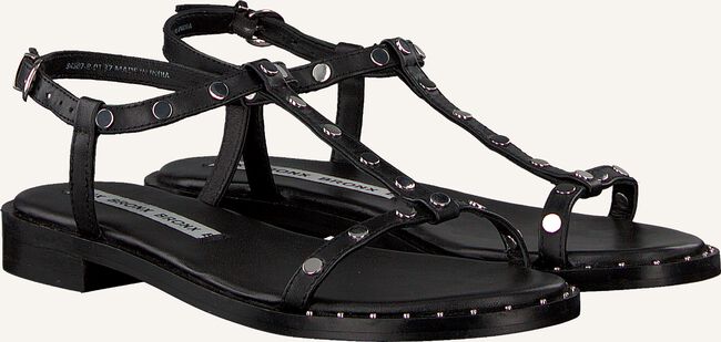 Zwarte BRONX Platte sandalen THRILL Zwarte BRONX Platte sandalen THRILL - large