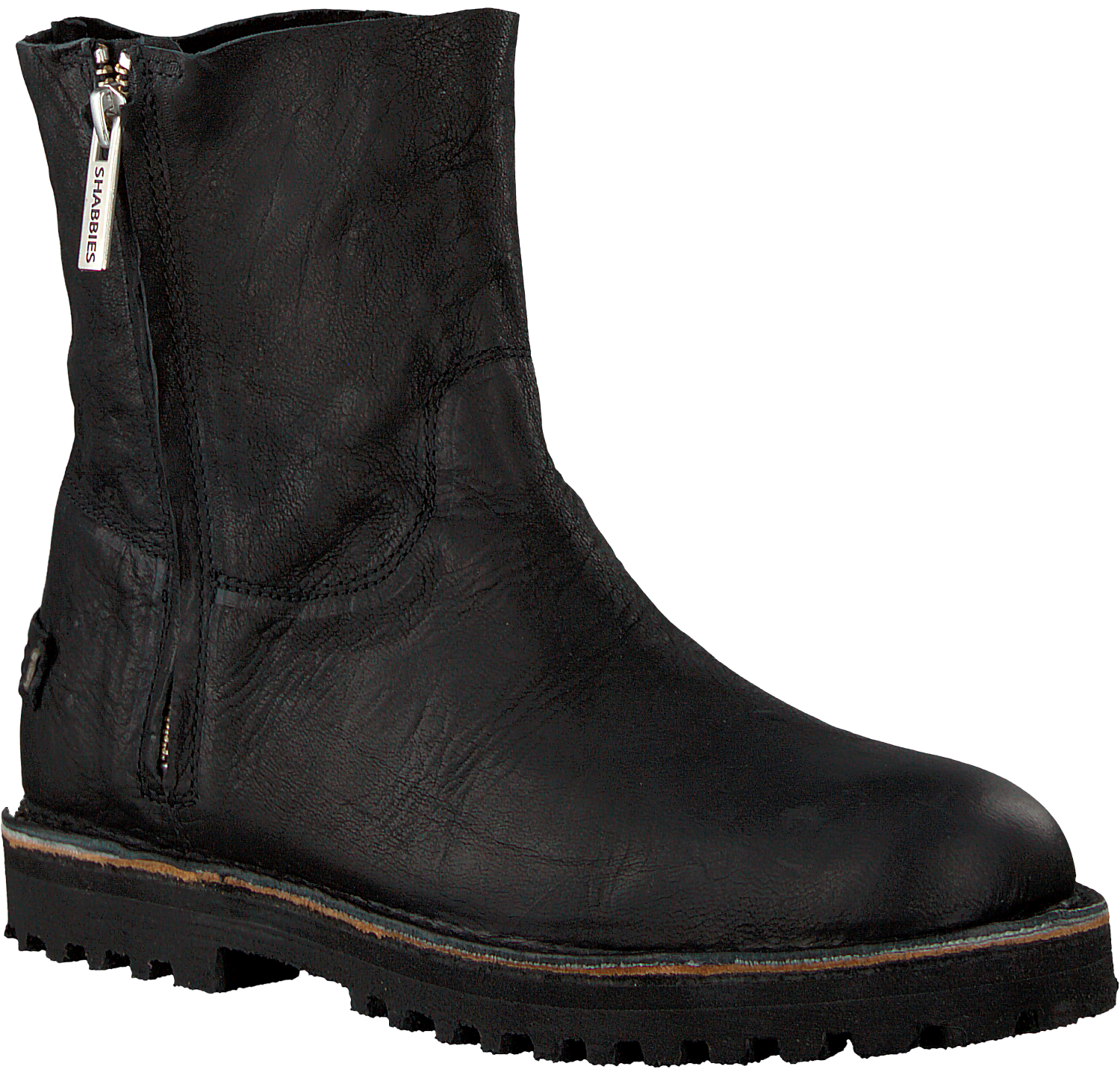 Zwarte SHABBIES Enkelboots 181020149 | Omoda Zwarte SHABBIES Enkelboots 181020149 | Omoda
